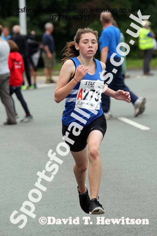 Womens under-17s Northern Road Relays, Warrington. Photo: David T. Hewitson/Sports for All Pics